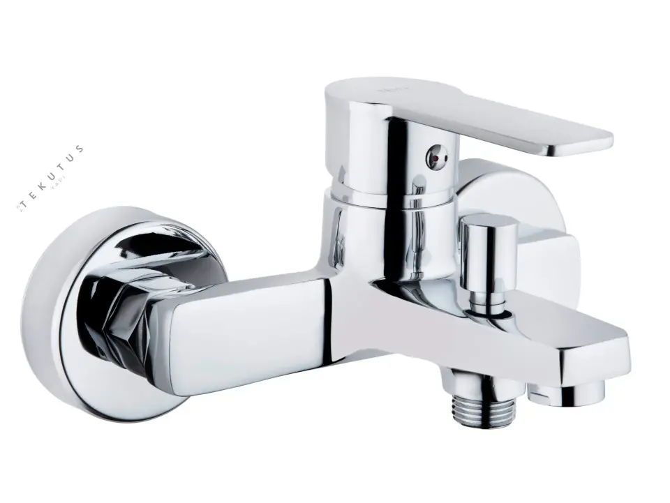 Tema Kare 61011 Banyo Bataryası Krom Q-35