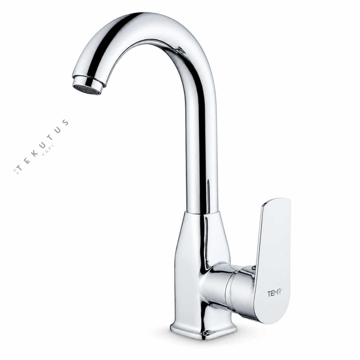 TEMA Elite Kuğu Lavabo Bataryası Krom 62022